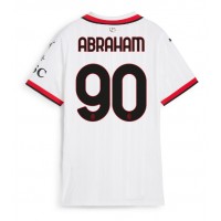 Billiga AC Milan Tammy Abraham #90 Borta fotbollskläder Dam 2024-25 Kortärmad